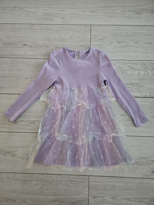 Sukienka dziewczęca reserved długi rękaw rozm. 128