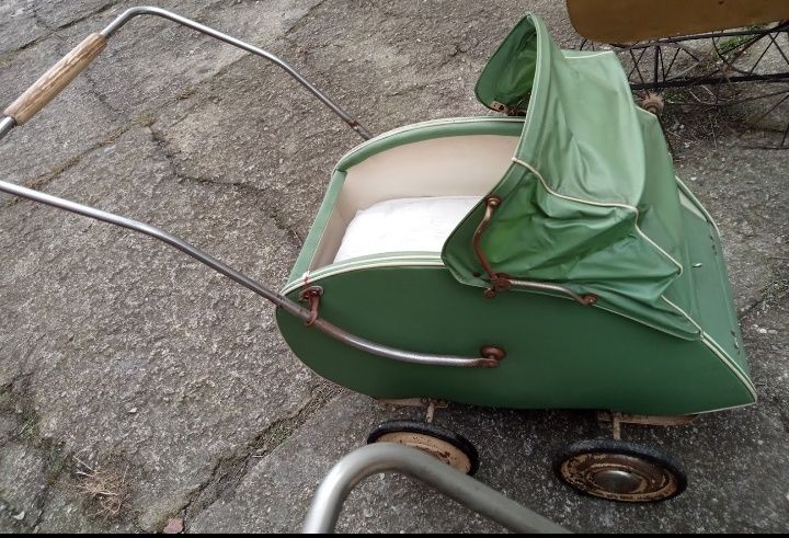 Stare wózki wózek XIX/XXw. Oryginały Antyki. Sygnowane