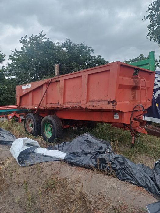 Przyczepa tandem skorupa wywrotka 12t