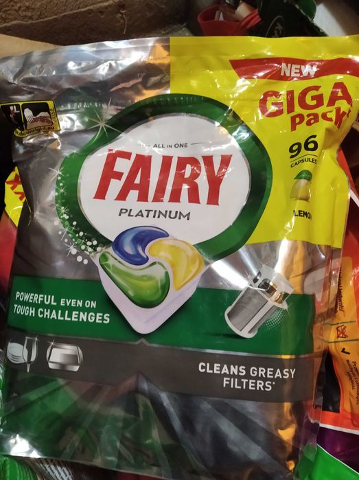 Kapsułki fairy Platinum lemon 96 kapsułek GB