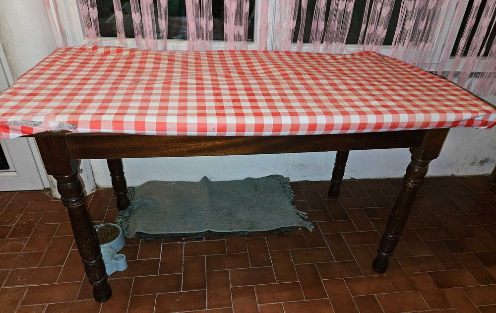 Mesa cozinha com pedra 151/79 + 4 cadeiras