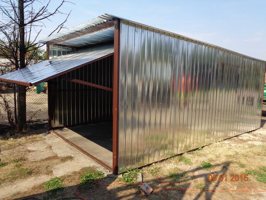 Garaż Blaszany Schowek 3x5 3x6 4x6 Wymiary Producent PROMOCJA