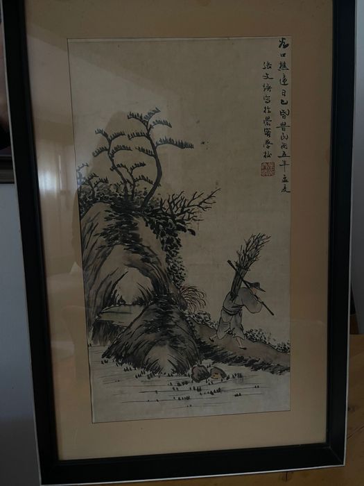 Quadro rolo - pintura chinesa