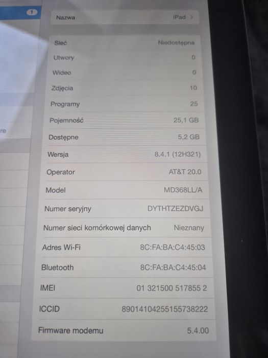 Ipad 3 generacji 64GB