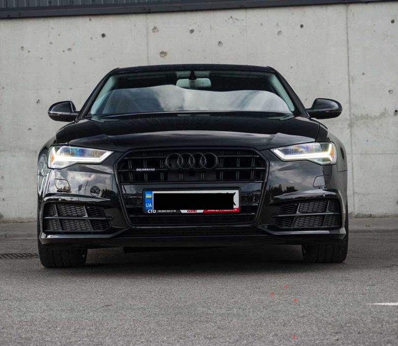 Передній бампер S-Line на Audi A6 C7 2015, 2016, 2017, 2018 року Рест