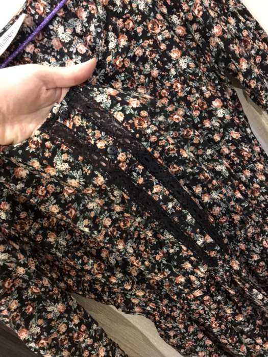 Платье цветочный принт, размер XS-S