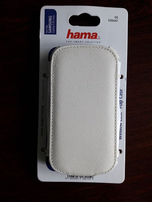 Etui futerał z klapką Samsung Galaxy S III mini biały, Hama