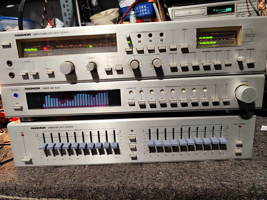 Zestaw Radmor 5412, 5471, analizator widma, kolumny gratis
