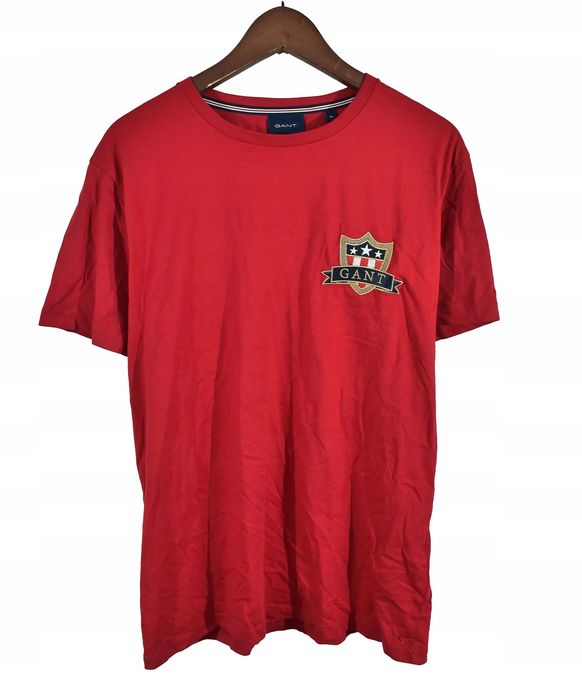 Gant Męska Koszulka Z Dużym Logo Premium Xl