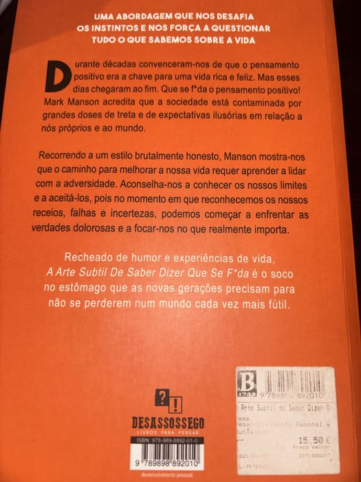 Arte subtil de saber dizer que se F*da