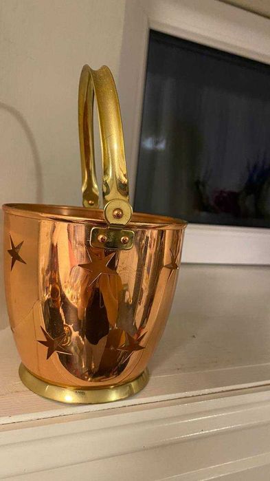 Ведро для льда медное