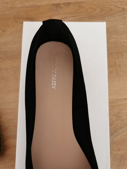 Baleriny czarne 38 jak nowe