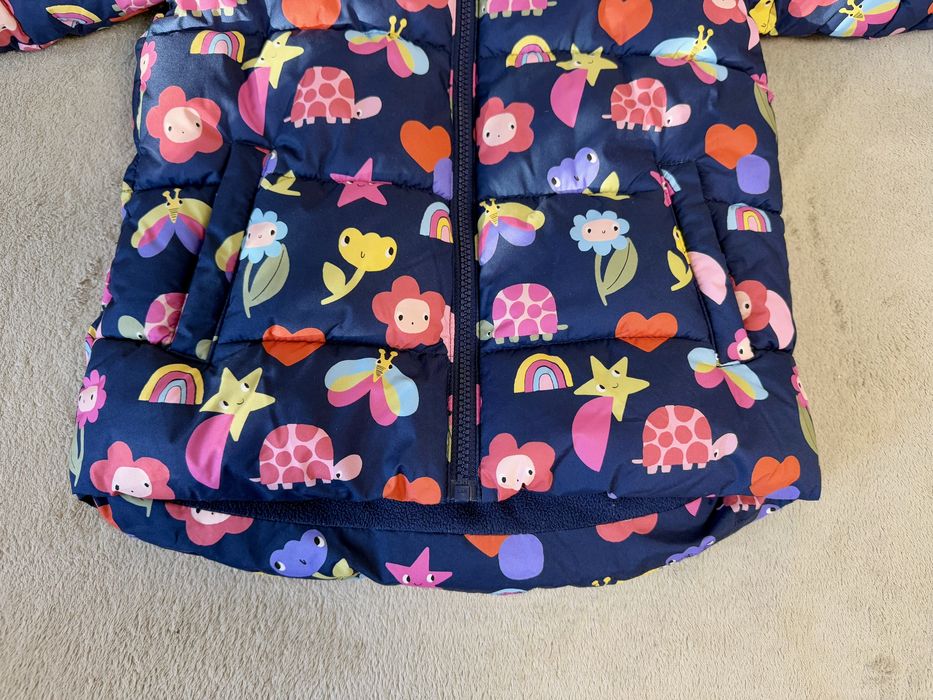 Тепла куртка Next на флісі 4-5 років 110р