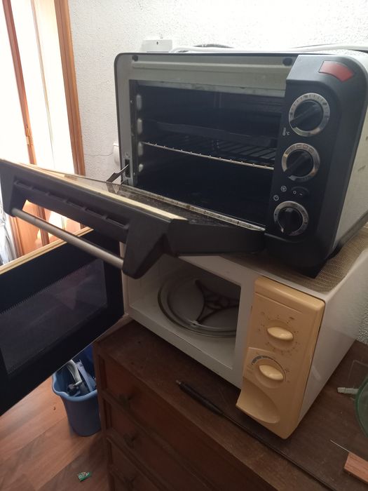 Microondas e mini forno