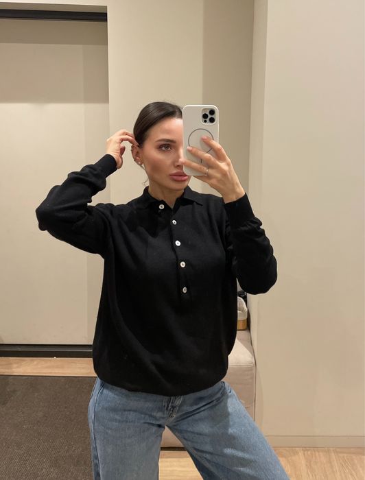 Розкішний брендовий поло светр Onesize стиль cos