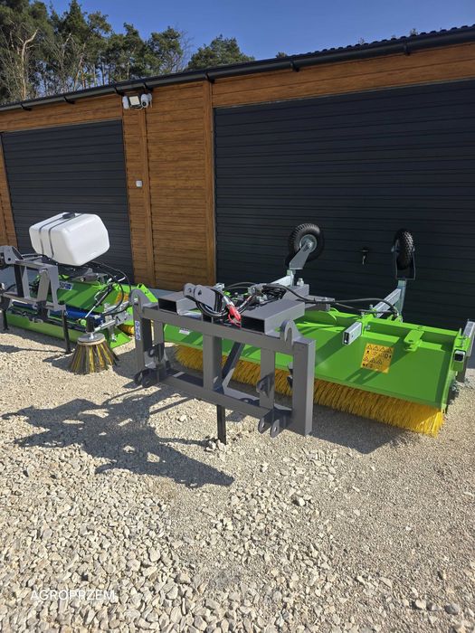 Zamiatarka szczotka 40/60cm siłownik wózek widłowy/traktorki/tuz/euro