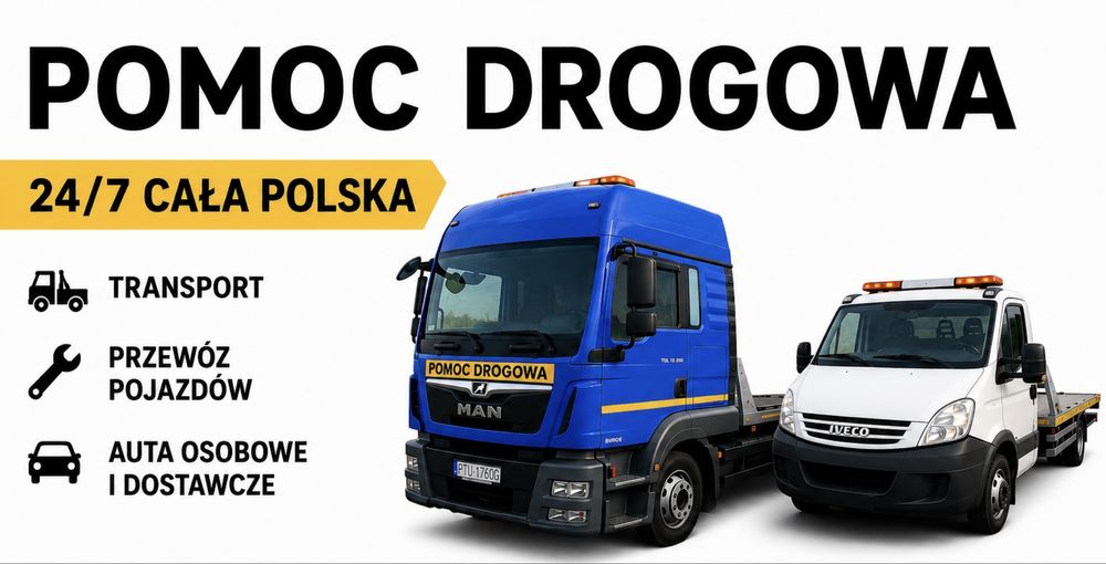 Usługi Transport Pomoc Drogowa Laweta Osobowe Dostawcze Powypadkowe Maszyny Rolnicze