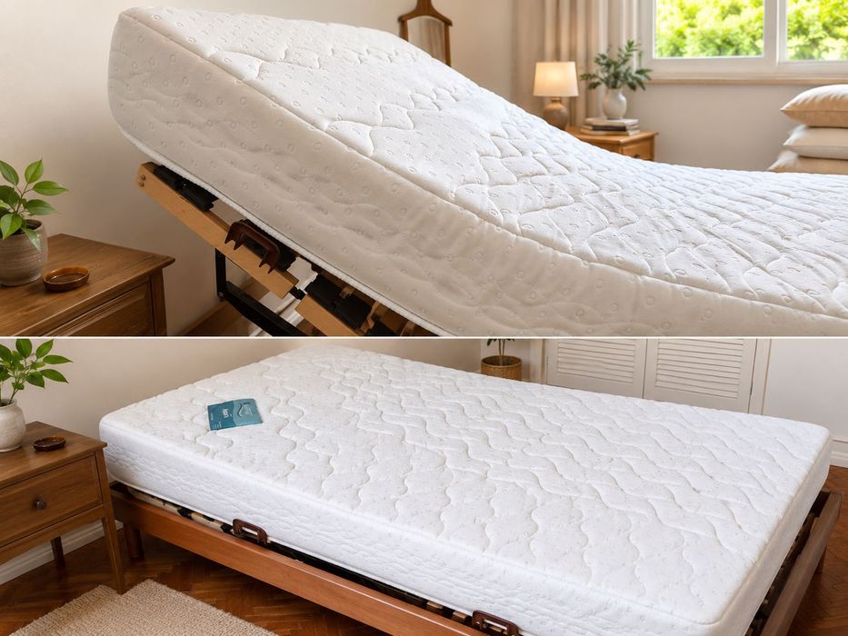Cama articulada elétrica com colchão em muito bom estado