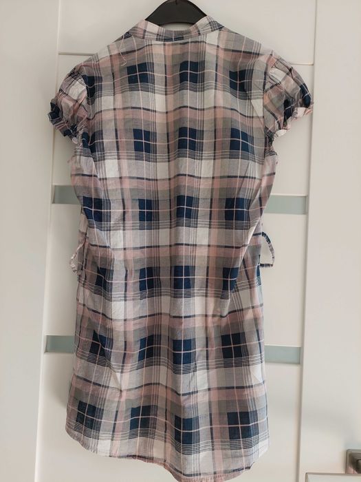koszula tunika w kratkę r. 40