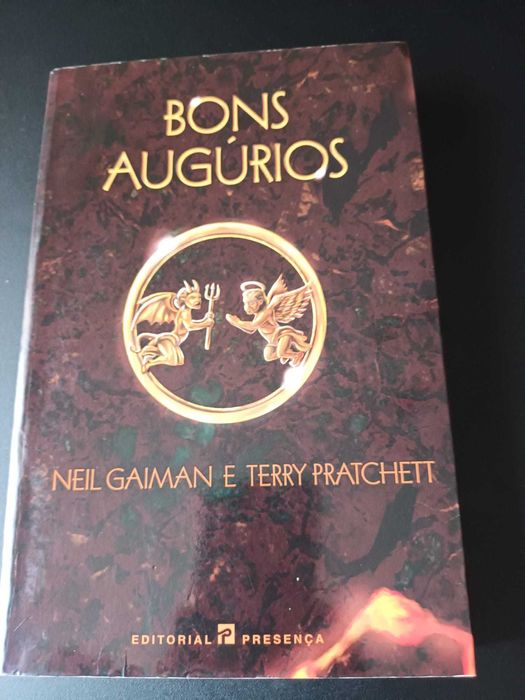 "Bons Augúrios" por Neil Gaiman e Terry Pratchett 1ª Edição