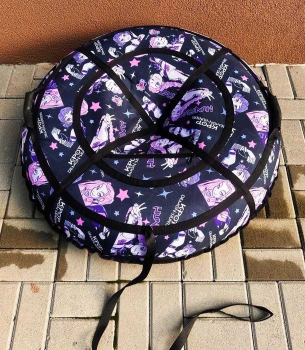 Надійний тюбінг таблетка зимовий ватрушка тюбинг санки надувний плюшка