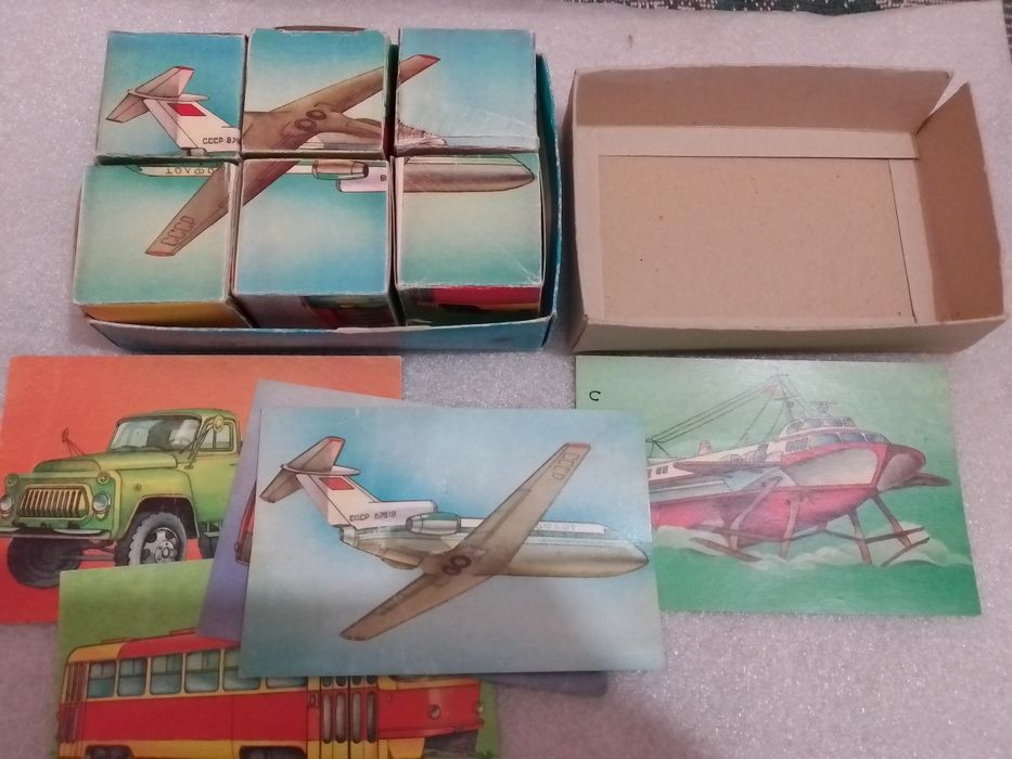 Кубики детские ссср.