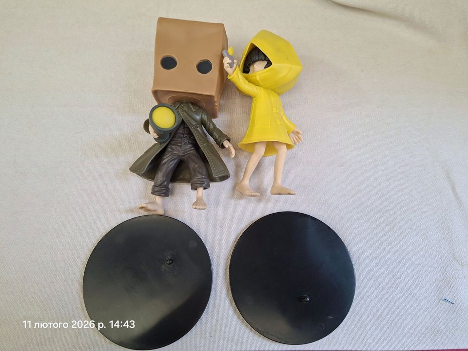 Фигурки Моно и Шестая Little nightmares маленькие кошмарики Mono Six