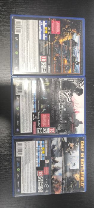 The evil within/Call of duty black ops 4/Battlefield 4 PlayStation 4