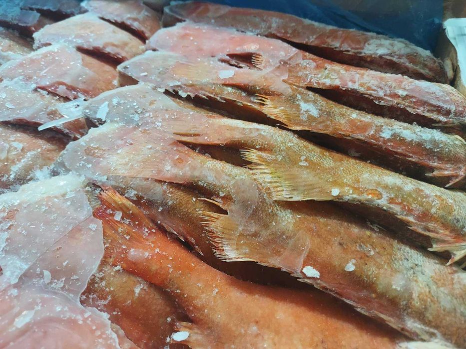 Морський окунь с/м без голови 500 грам. Ціна вказана за 1 кг.