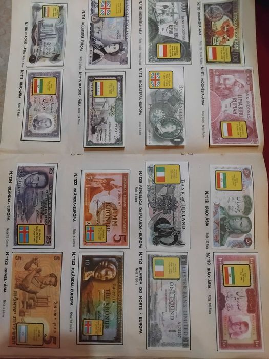 Coleção de cromos Notas do Mundo