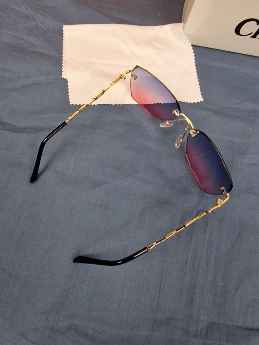 okulary przeciwsłoneczne Chloe damskie premium komplet