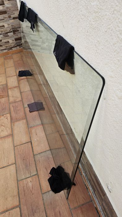 Tampo para mesa em vidro 90x180cm