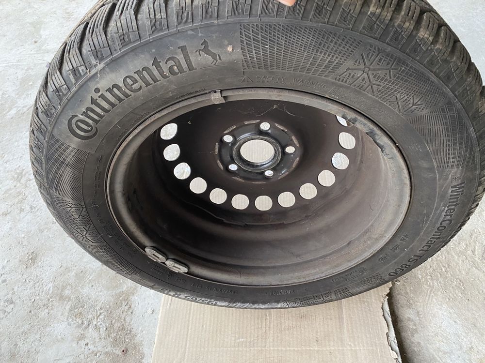 Продам диск с резиной 6Jx15H2 195 65 R15 Continental: 1 200 грн ...