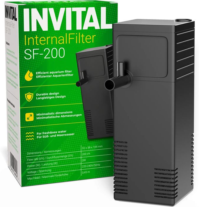 Invital Internal Filter SF-200 filtr wewnętrzny 200 l/h