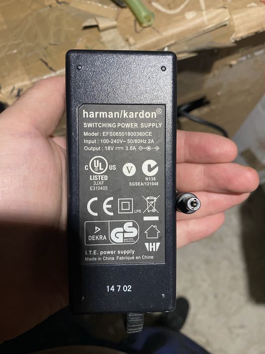Zasilacz Harman / Kardon 18v 3.6A