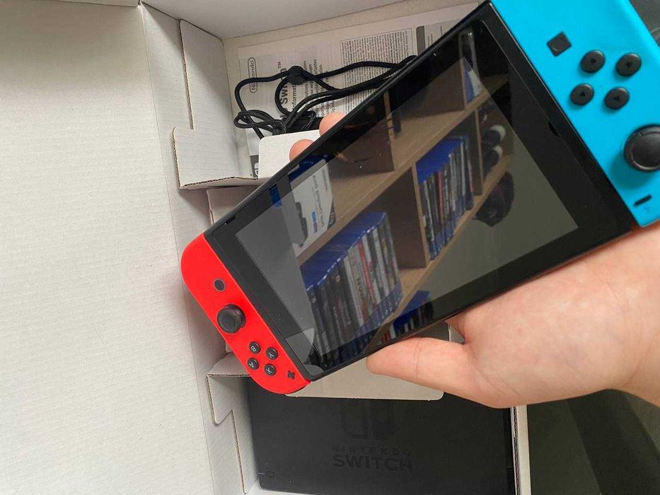 Nintendi switch 128 ГБ + 10 ігор, повний набір, гарантія,обмін,магазин