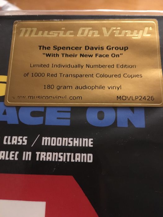 THE SPENCER DAVIS GROUP with their new face on NOWA music on vinyl
