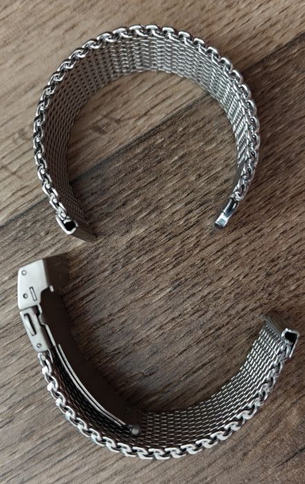 Bransoleta Milanese slal nierdzewna 22mm