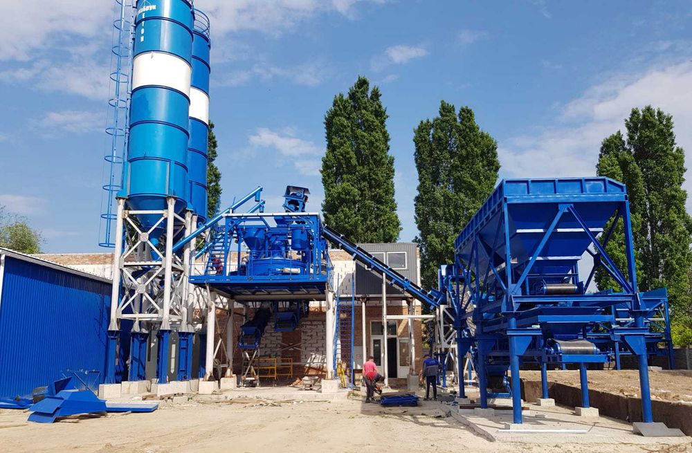 Стационарный бетонный завод , узел  - 50м3/час, НОВЫЙ! В НАЛИЧИИ!
