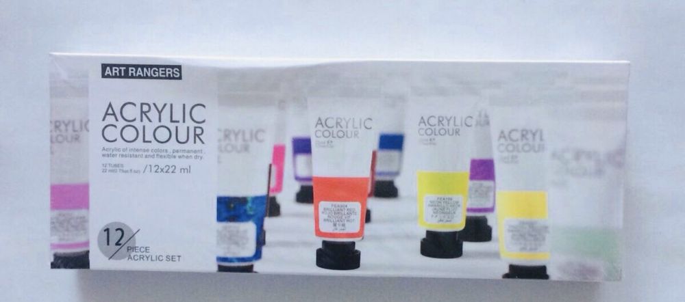 Акрилові фарби на різну кількість кольорів