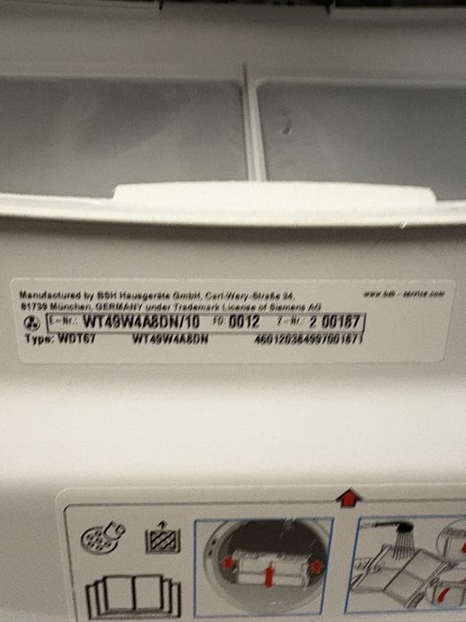 Suszarka do ubrań Siemens eq500 Super stan | Gwarancja + Transport