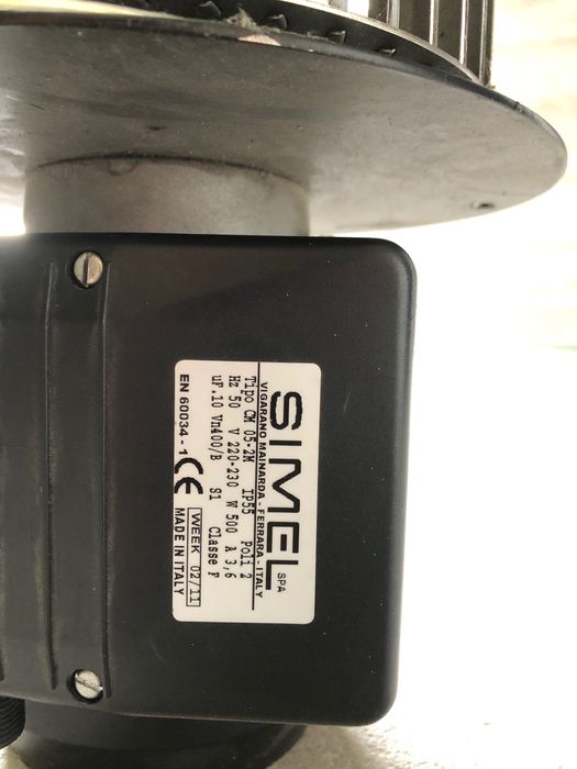 Motor de aspiração da mesa de ferro comer