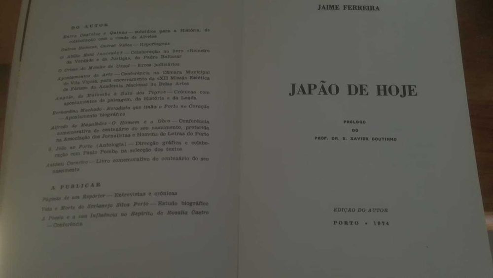 Japão de hoje - Jaime Ferreira