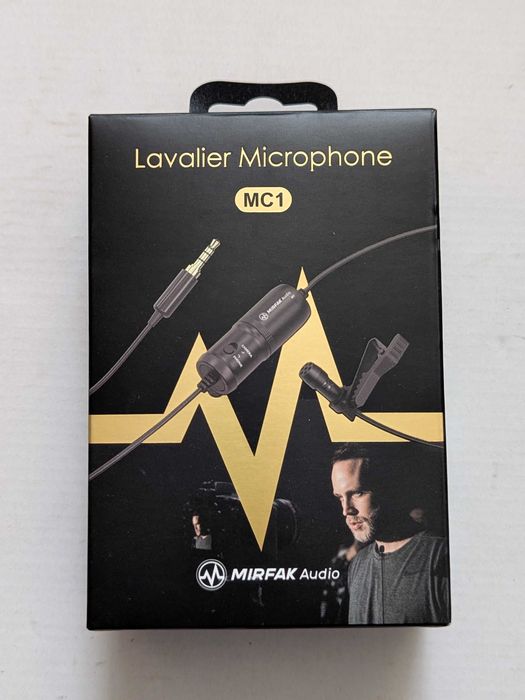 Mirfak MC1 Lavalier Microphone - stan bdb., komplet.