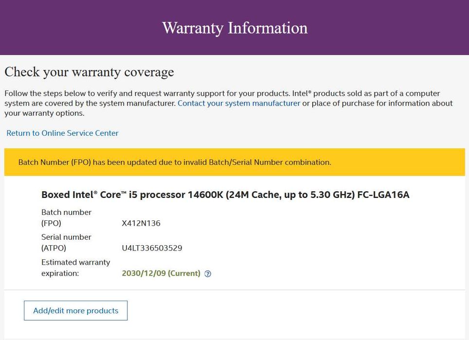 Intel Core i5-14600K Box 14C (6P+8E) 20T 5.3GHz DDR4/DDR5 Новий