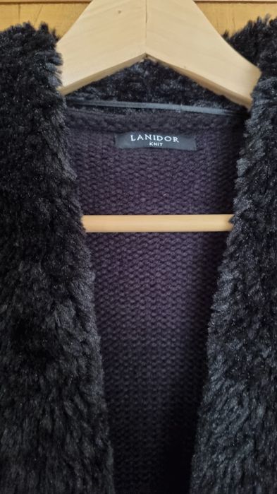 Casaco de malha com pêlo, da Lanidor, tamanho M