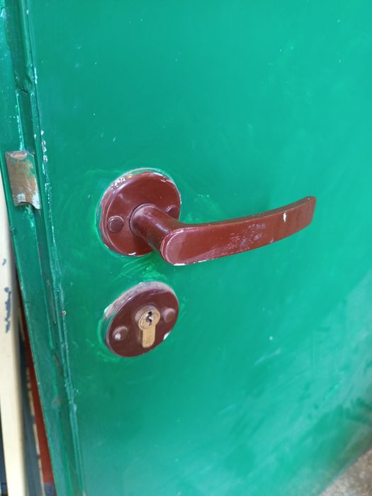 Drzwi skrzydło stalowe, metalowe, blaszane.