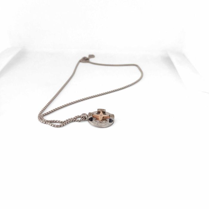 Diamante - 18 K - Aço, Ouro rosa - Colar