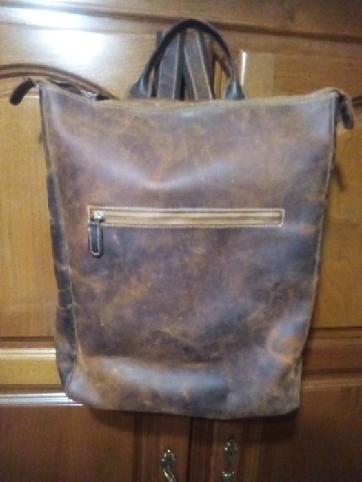 Mochila em couro
