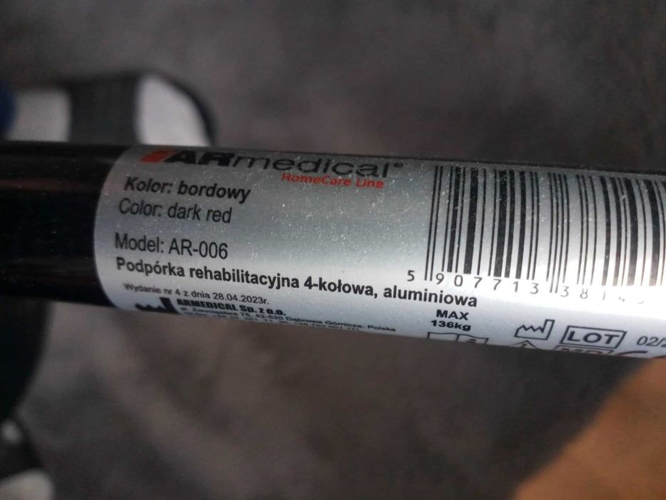 Chodzik medyczny - podpórka rehabilitacyjna